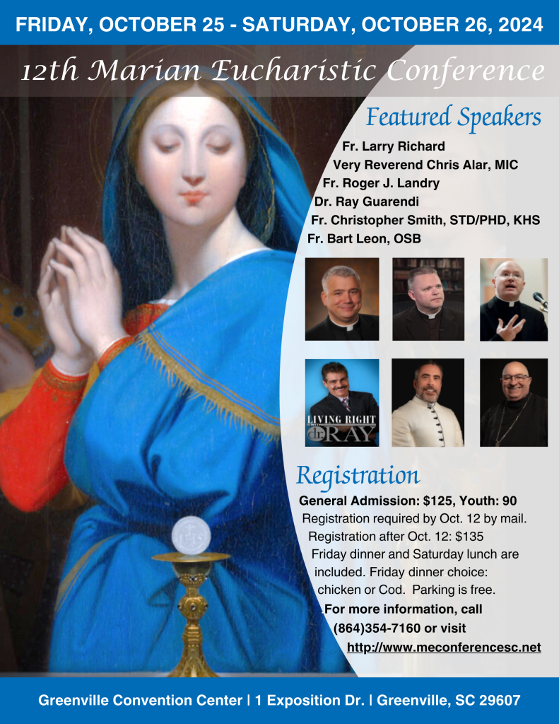 Th Annual Marian Eucharistic Conference The Reason For Our Hope